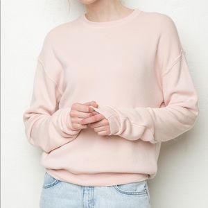 TRADED Pastel pink Brandy crewneck!